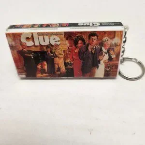 Hasbro Toys Mini Hasbro Clue Board Game Keychain Weapon Pistol